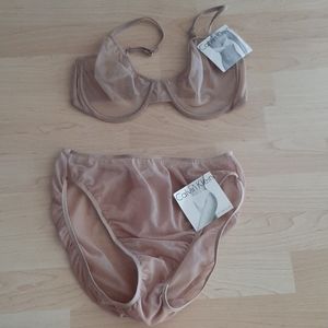 Designer bra and panty set